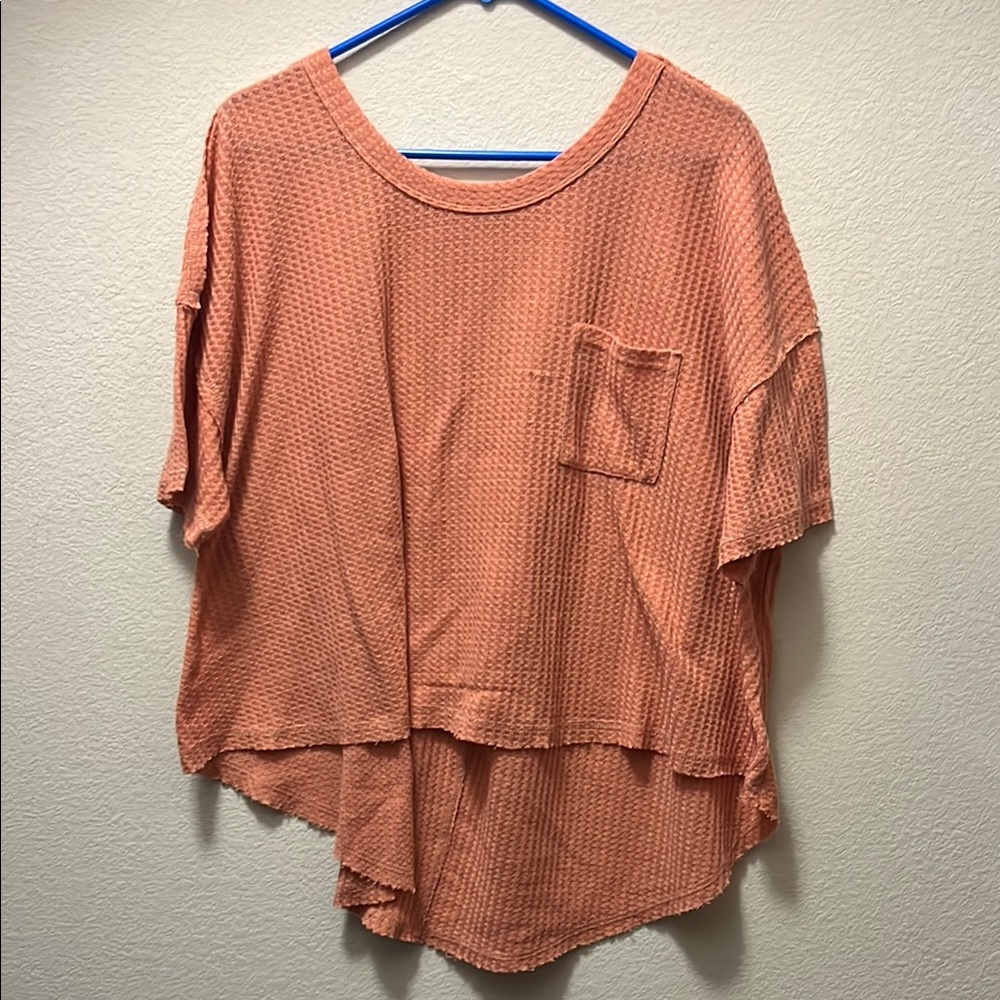 Women's Casual Orange Top